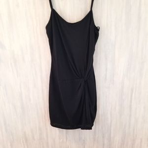 Little black dress with adjustable straps